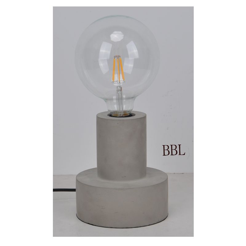 Stolní lampa s 2stupňovým betonovým podstavcem
