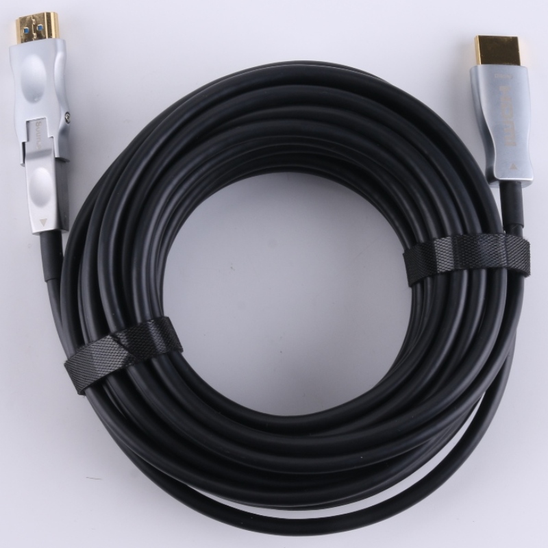 Nejlepší cena HDMI 2.0 Typ A do D zdrojové straně Detachable AOC vláknina optický kabel 15m délka