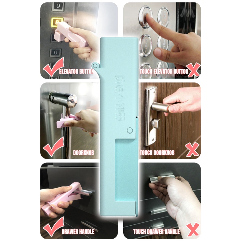 SANITÁRNÍ NÁSTROJE Nástroj pro otevírání dveří Samodezinfekční nulový kontakt