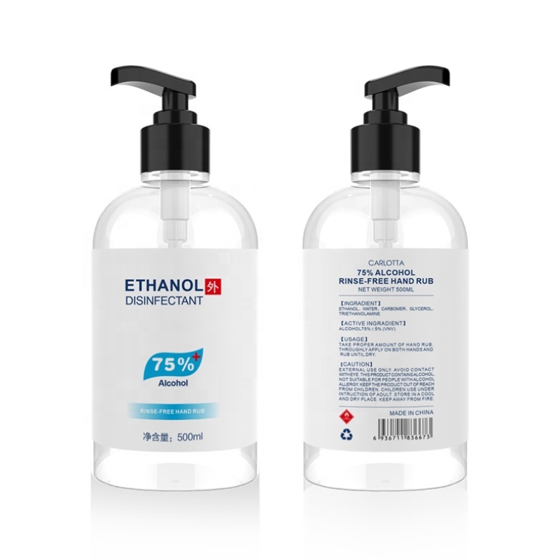 ISO 15ml 60ml 100ml 300ml 500ml Hand Sanitizer