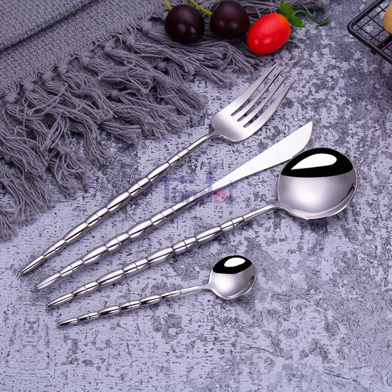 tander new European style nerez ocel home Goods flatware metal inox Cutlery set
