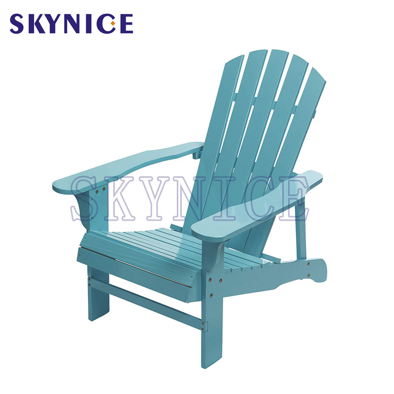 Vlastní pevná Wood Outdoor Patio Garden Lounge Adirondack Chair