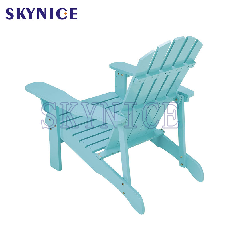 Vlastní pevná Wood Outdoor Patio Garden Lounge Adirondack Chair