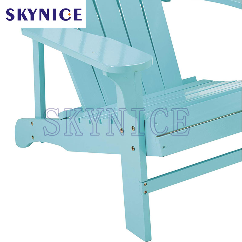 Outdoor Modern Beach Wood Adirondack Chair