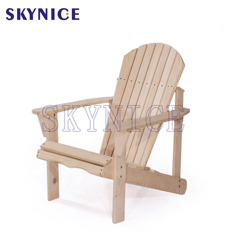 Venkovní Natural Fir Wood Rocking Chair Patio Deck Frog Chair