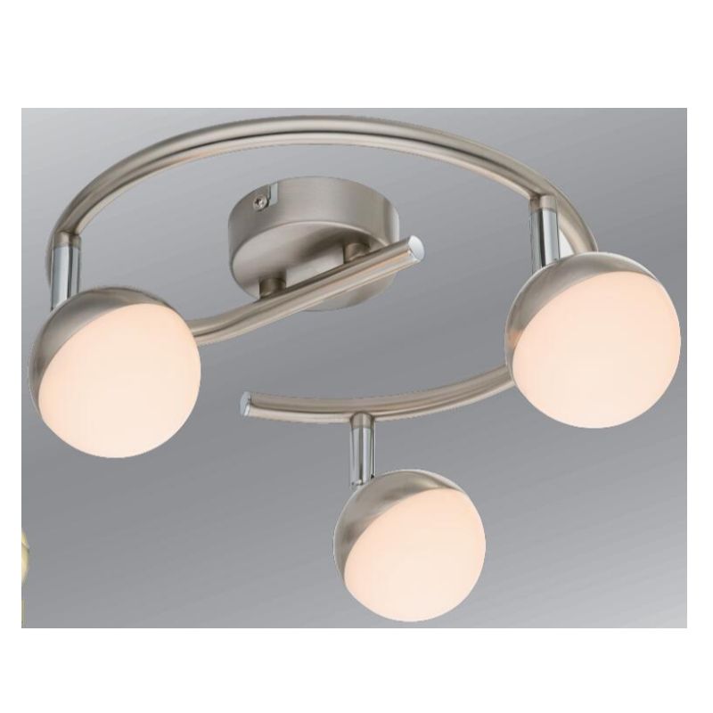 Vysokonapěťové LED bodové světlo-3, s plastovým odstínem s půl koulí