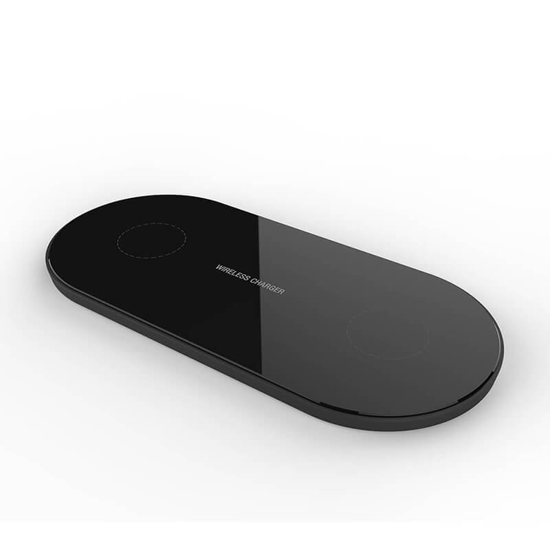 Duální bezdrátová nabíjecí podložka (pro telefony iPhone nebo Android)