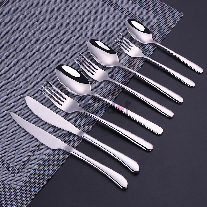 hromadné jídelní příbory set flatware 18/10,nerez ocel flatware používané restaurace dinnerware