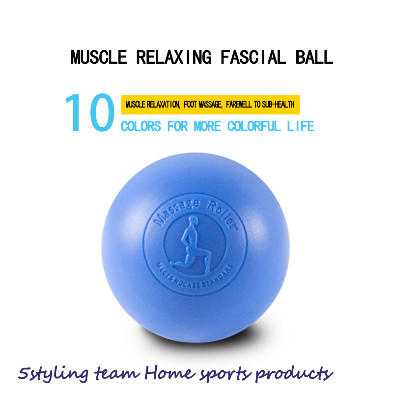 Přímý prodej výrobce silikonové rehabilitační masážní koule, protahovací jóga, fitness masáž, jeden míčový sval, relaxační plantární fasciální míč