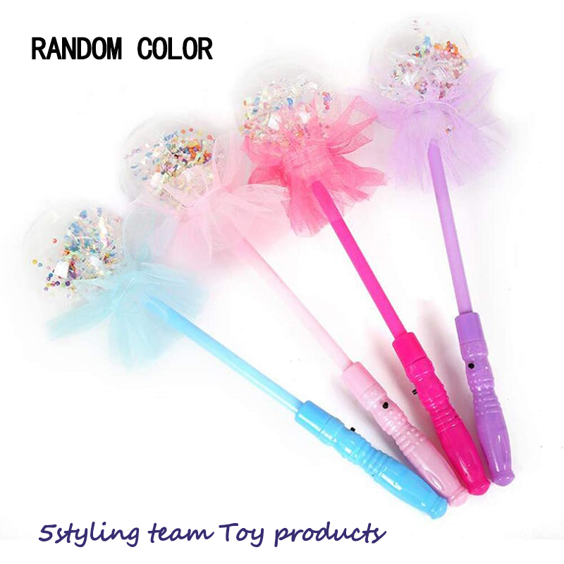 Světelné hračky, třpytivé kouzelné hůlky, velkoobchodní sedm barevných hůlek, hvězdná koule, horký prodej, Bobo míč noční trh činnosti, malé dárky