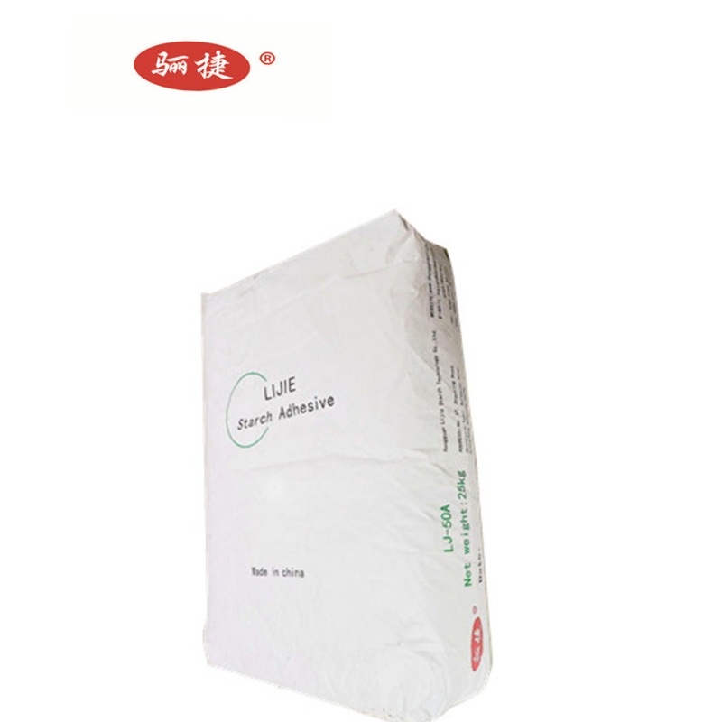 Adhezní škrobu pro cementový papírový pytlík, chemický papírový pytlík, spodní díl