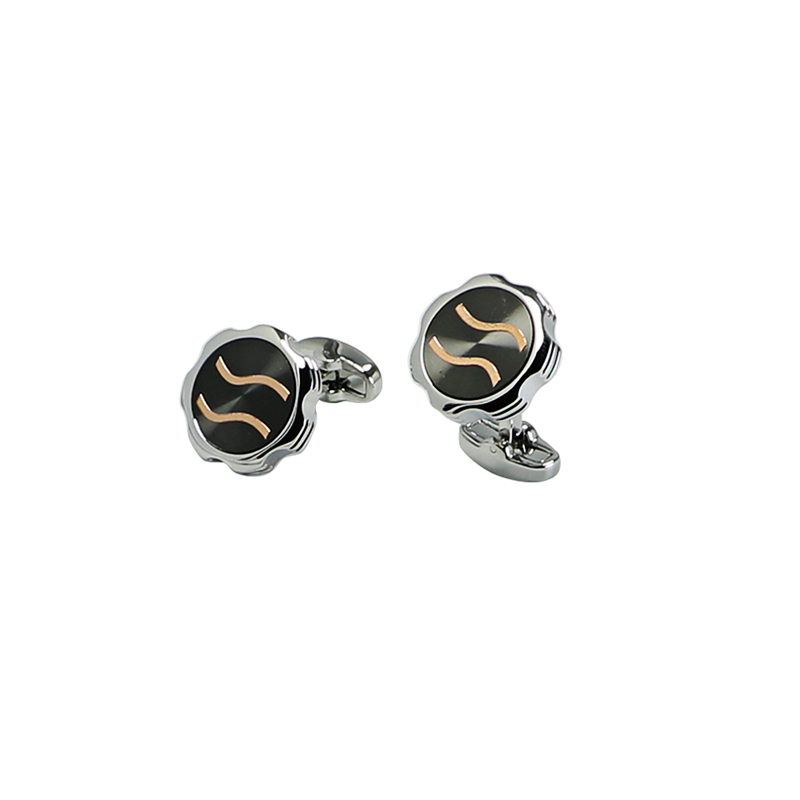 3 Tones Novelty Wholesale Cuff Links