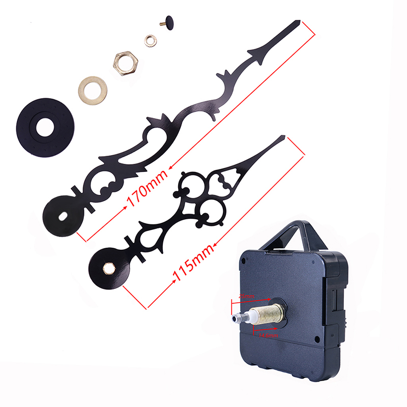 velkoobchod 15mm velký točivý moment I hřídel nástěnné hodiny s hodinami rukama