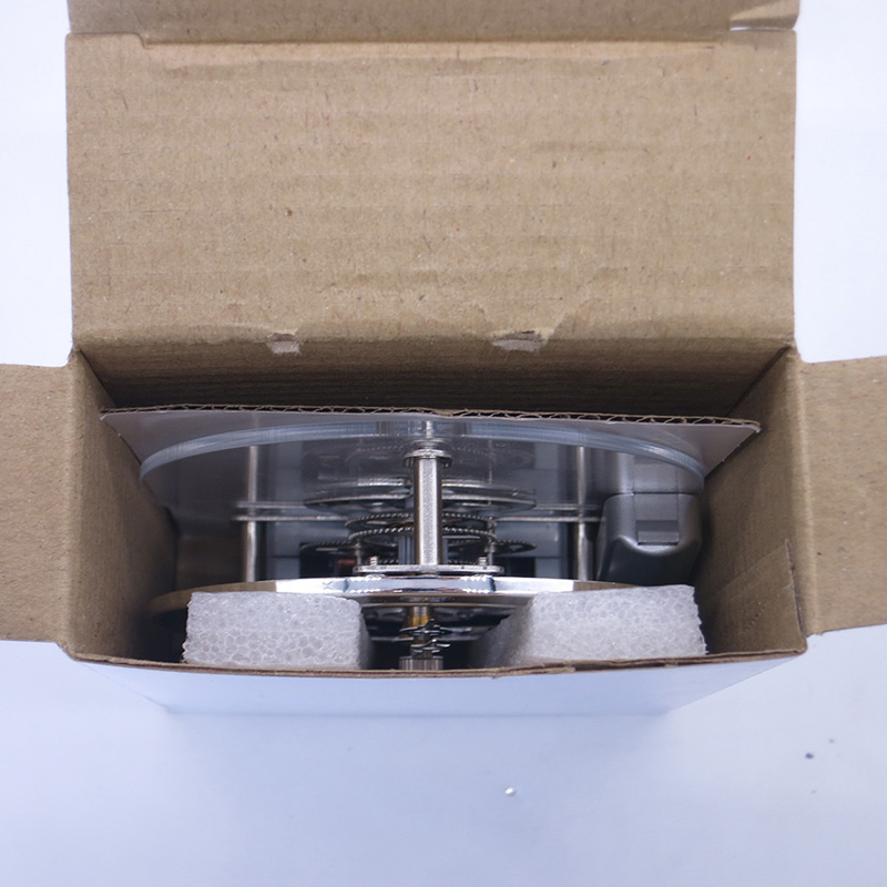 čínský výrobce 86MM stříbrná kostra hodiny vložka