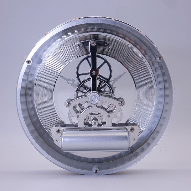 148MM stříbrná kostra hodiny vložka