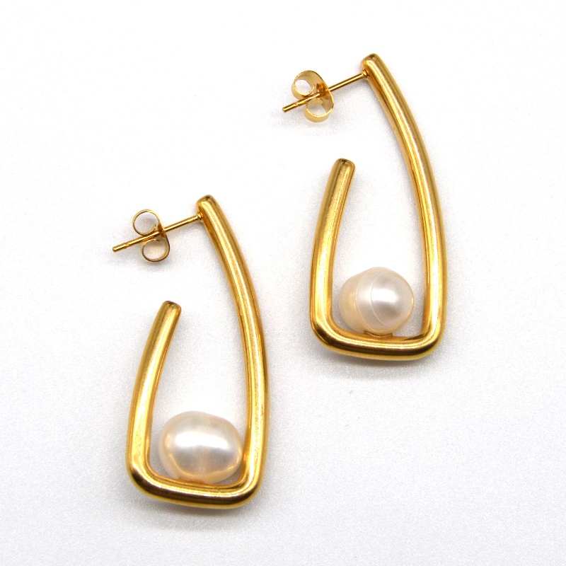 Vlasové perlové náušnice, módní šperky, šperky z Pearl Jewelry