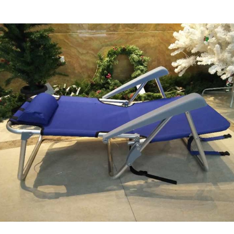Venkovní stohovatelný ocelový batoh přenosný skládací plážová židle