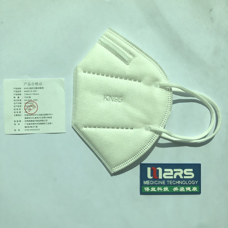 2020 Netkaná KN95 Ochranná nelékařská skládací půlvrstvá maska ​​na obličej pro vlastní použití