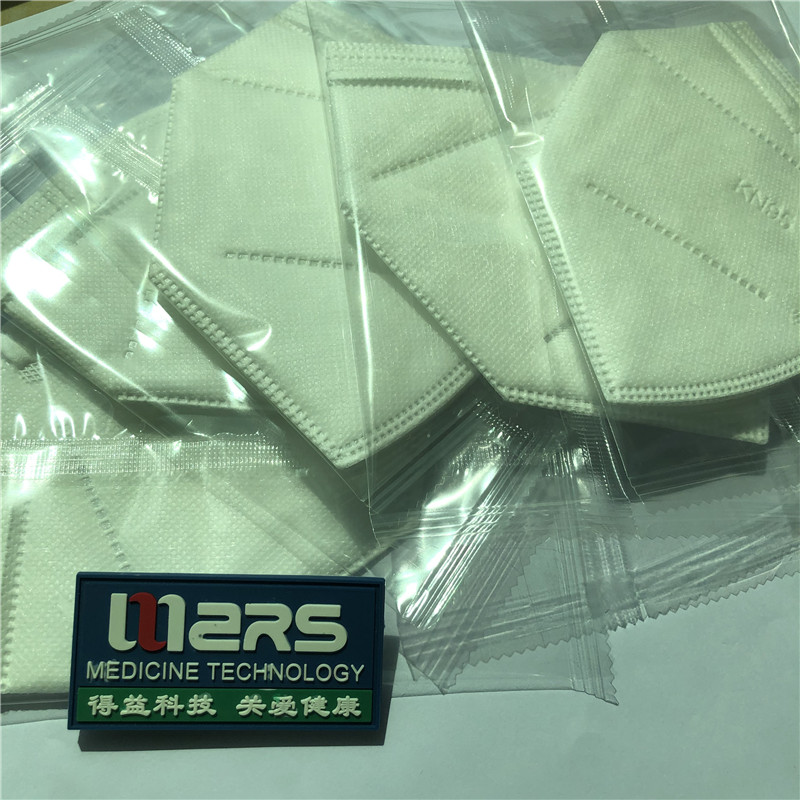 2020 Netkaná KN95 Ochranná nelékařská skládací půlvrstvá maska ​​na obličej pro vlastní použití