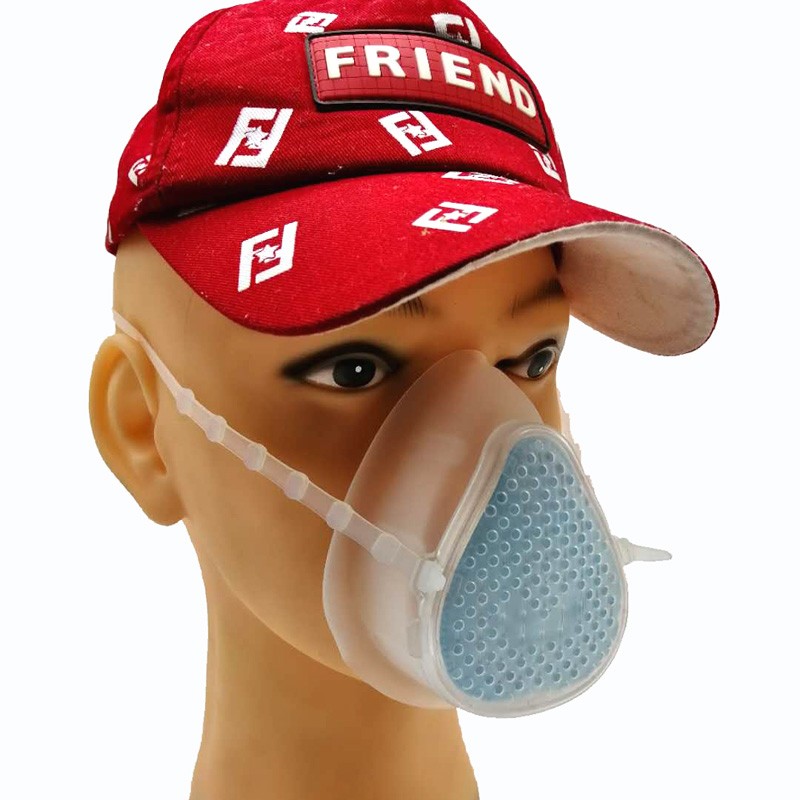 S8 \/ S9 Jednorázová rychlost čtyřvrstvé filtrace silikonové masky odolné vůči viru covid je 98,2%