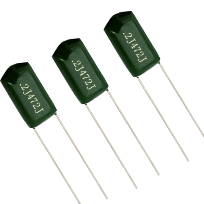 Ruofei značka CL11 zelený mylarový kondenzátor 100V 250V 400V 630V 1000V polyesterový filmový kondenzátor