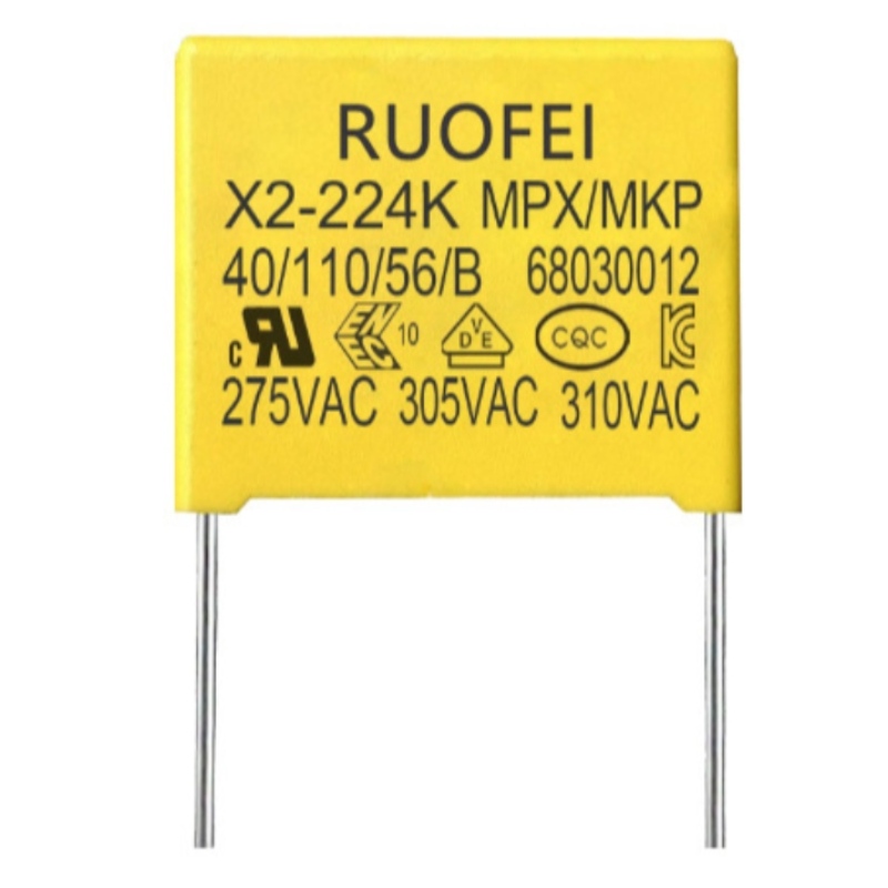 Kondenzátory RUOFEI X2, filmové kondenzátory 275V, AC kondenzátor mkp x2, s různými certifikáty
