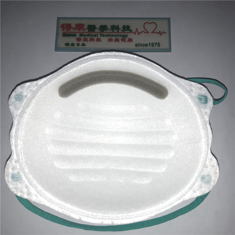 Jednorázová netkaná maska ​​ve tvaru polomasky N95 pro vlastní použití