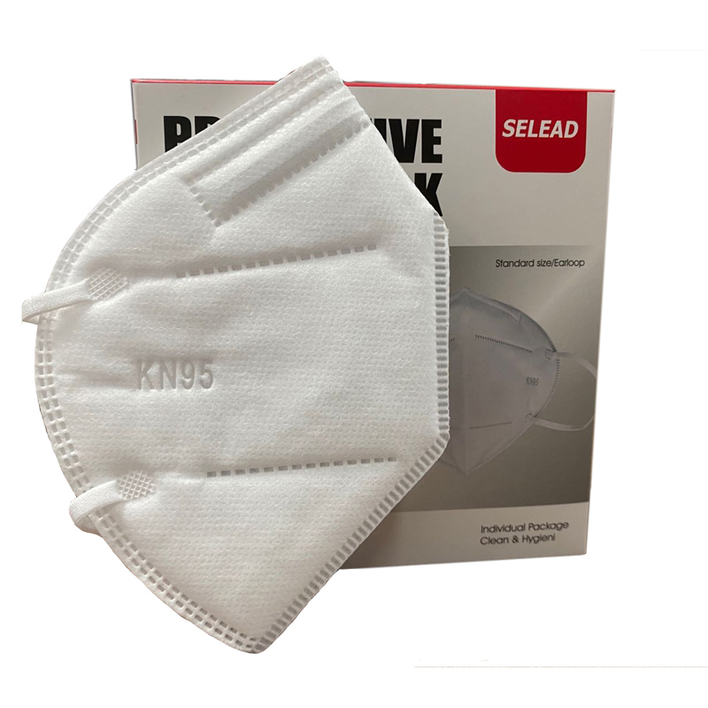 Likvidace 5 Ochranné jednotky Non-woven Anti Dust KN95 Obličejová maska