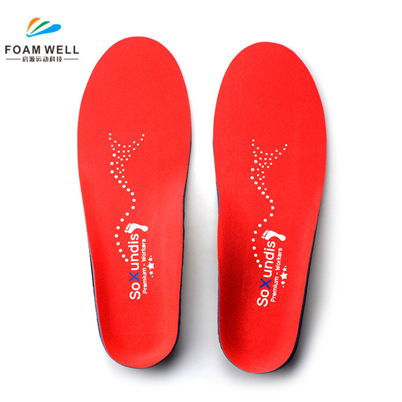 Žhavý prodej PU Foam EVA Shoe Inserts for Plantar Fasitis Flat Foot High Arch Support Orthotics Insoles