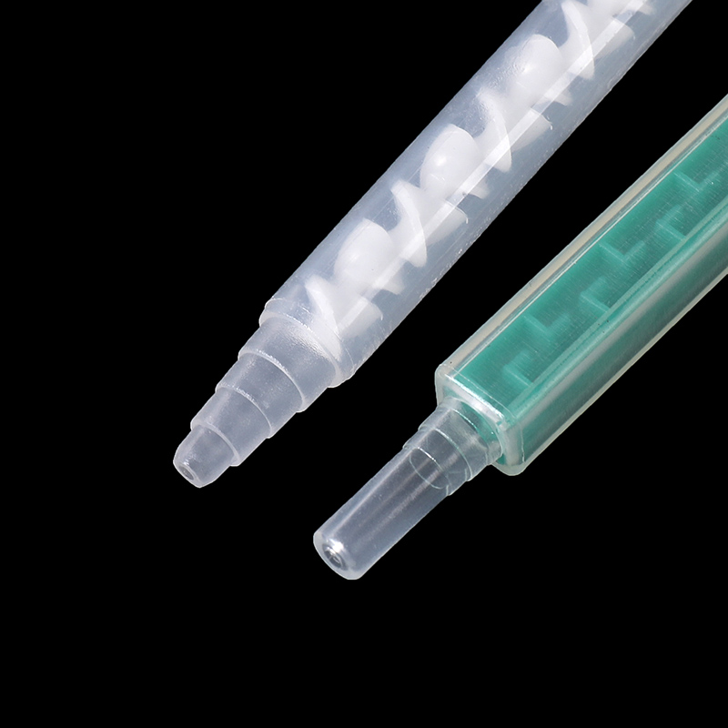 Resin Static Mixer MA6-16(Green),MA3.0-17S, Míchání trysek pro duo Pack Epoxies Bayonet Square POM Material Mixeng Tube