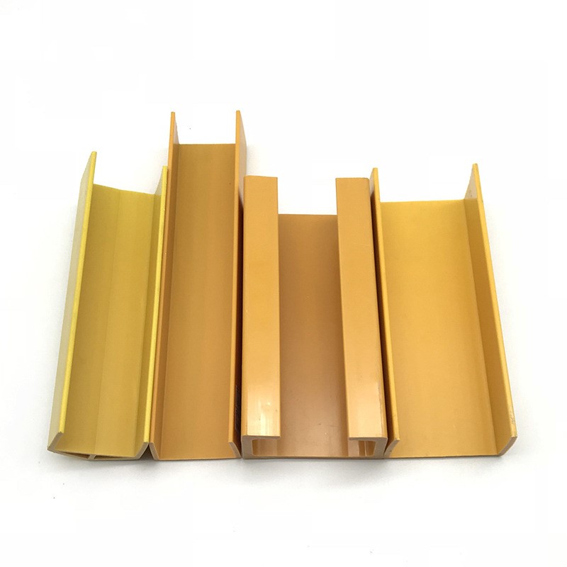 Přizpůsobené více různých tvarů U kanálu ABS UPVC PP PE PVC plastové profily pro vytlačování pro dekoraci ochrany stroje