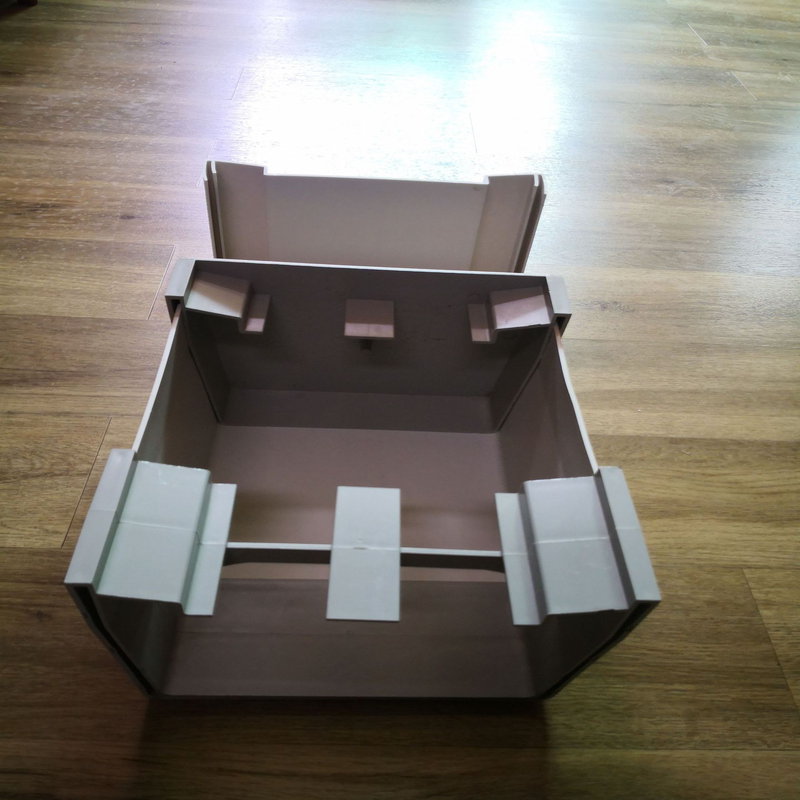 přenosný netoxický extruzní plastový žlab z PVC pro bezosé pěstování sadby