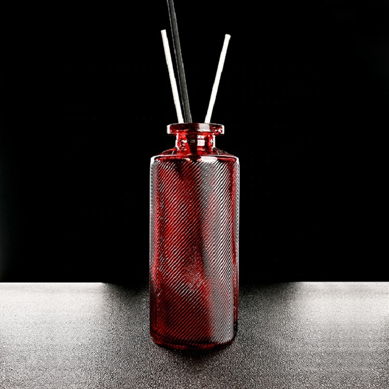 Barevná skleněná láhev s difuzorem Reed s vysokou kvalitou