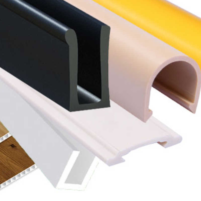 Zakázkové neobvyklé extrudované plastové profily pro širokou škálu materiálů pro interiérovou výzdobu kancelářských budov