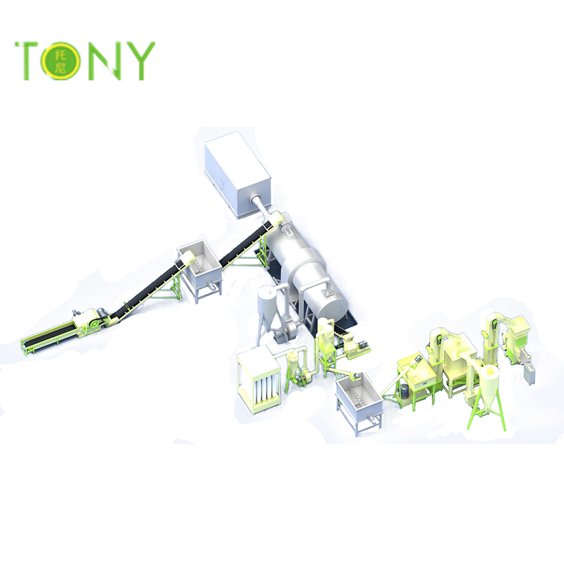 TONY vysoce kvalitní a profesionální technologie Rostlina na pelety z biomasy 7-8 tun / hod