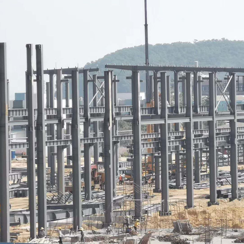 Struktura ocelových konstrukcí rámovaná výstavba obchodní kanceláře, Strukturální ocelový trus Prefab Konstrukce s výkresy