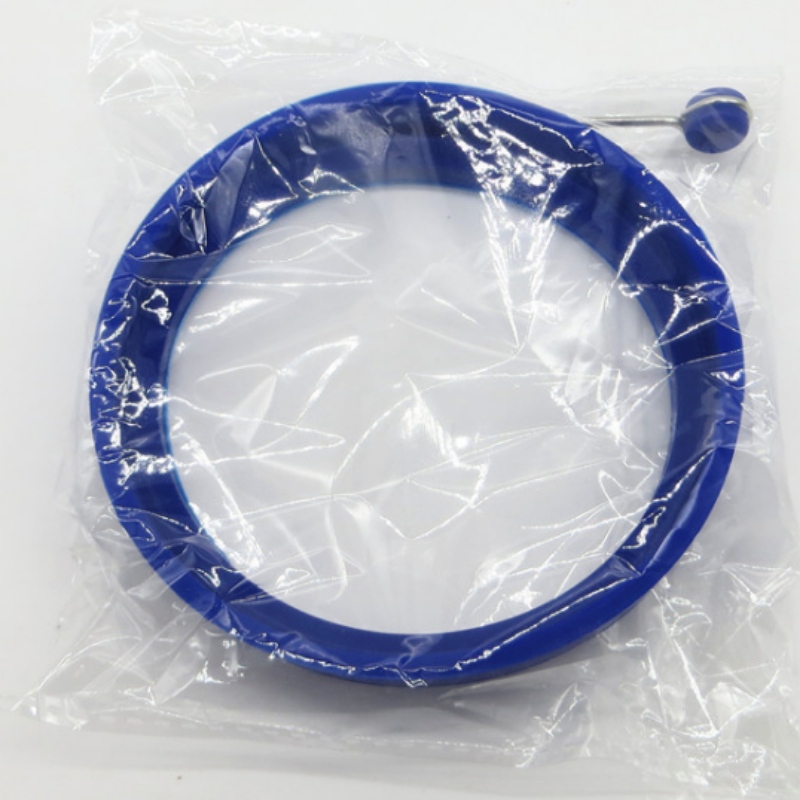 Silikonová kulatá omeleta rukojeť silikonová omeleta DIY pytlík na vejce vejce silikonový prsten na vejce