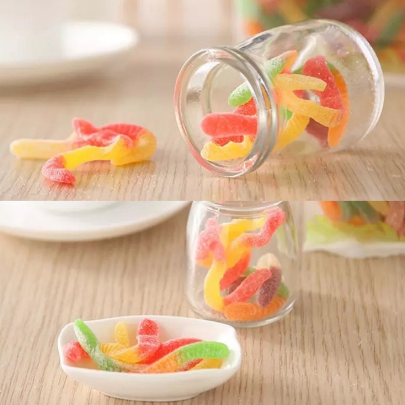 Silikon červ cukrová model housenka tvar ryby hmyz čokoládový model malý had led mřížka