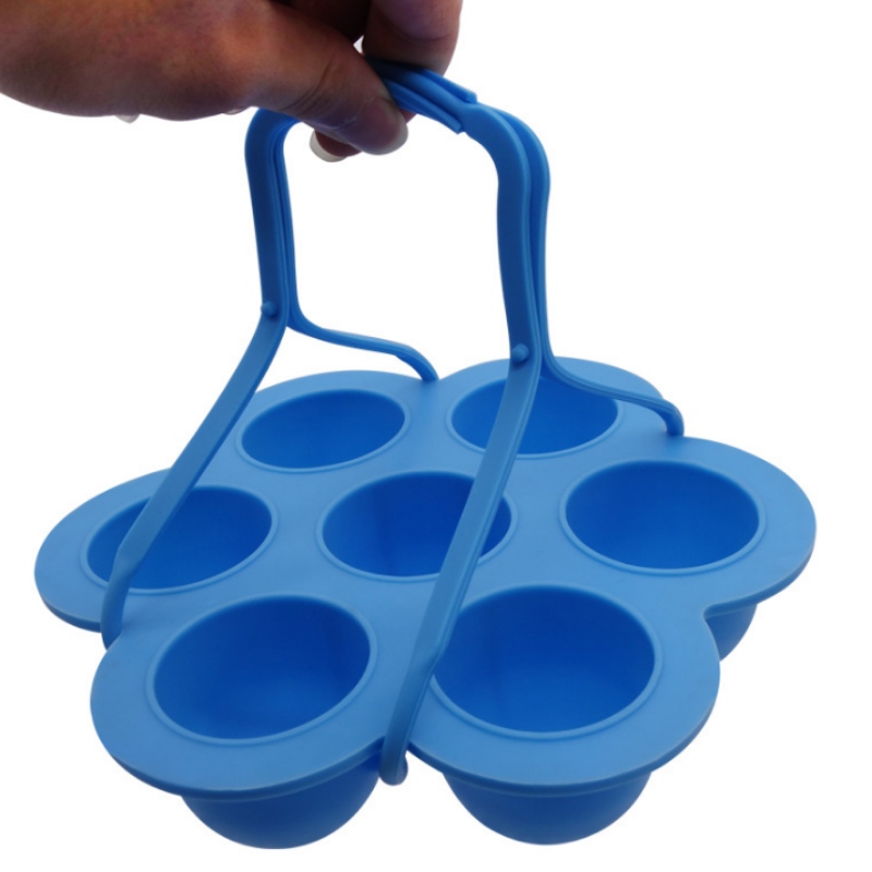 Rukojeť potravinářské krabice se 7 otvory ze silikagelu, silikonová forma na dort, mřížka na led