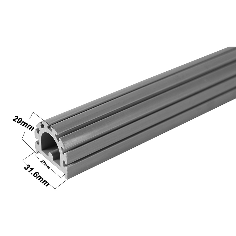 Nestandardní na míru vyrobený pvc profil tovární pvc průmyslový profil pvc D tvarový profil