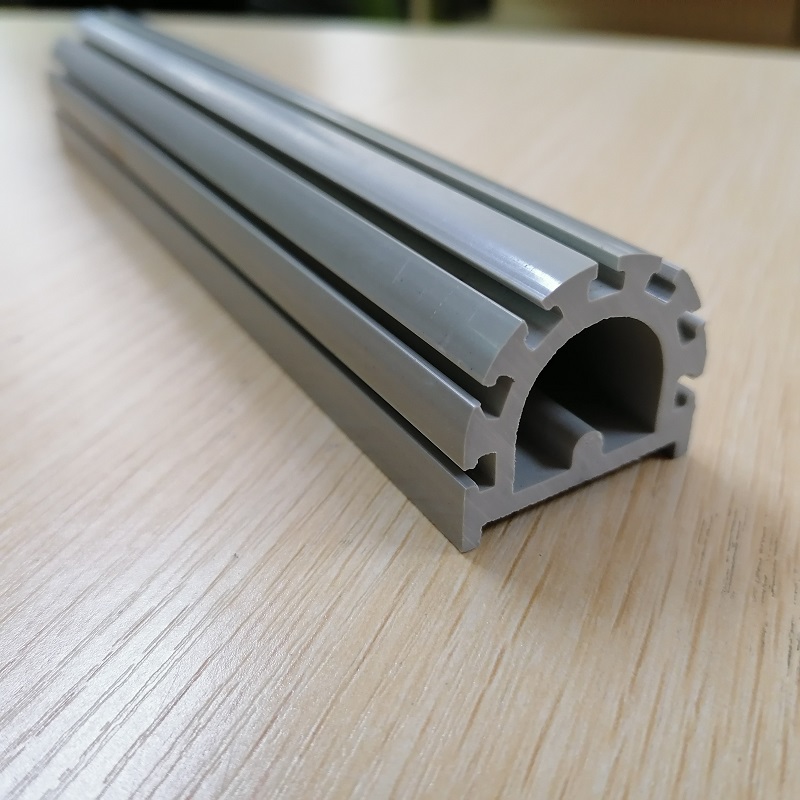 Nestandardní na míru vyrobený pvc profil tovární pvc průmyslový profil pvc D tvarový profil