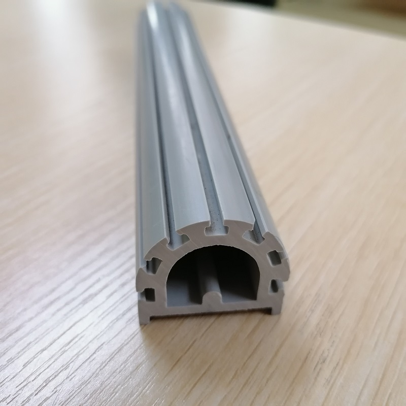 Nestandardní na míru vyrobený pvc profil tovární pvc průmyslový profil pvc D tvarový profil