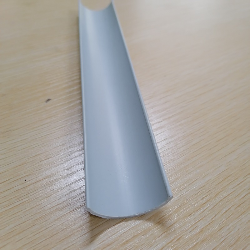 PVC C kanál půlkruhový PVC trubkový pás PVC extrudovaný profil pro ochranu hran