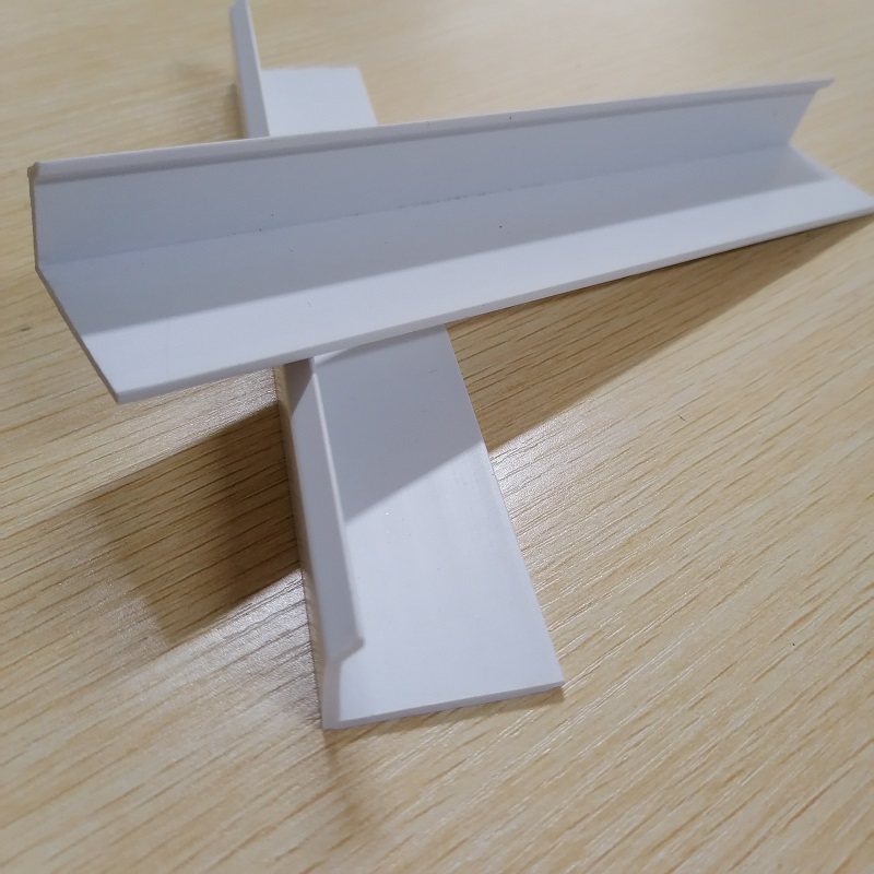 pvc Plastic l formed channel profile pvc protections trim angle