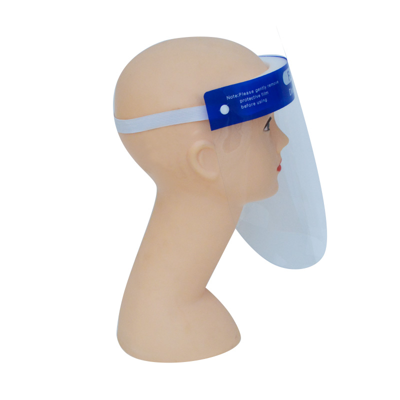 Anti Splash Protector Obličejový průhledný plastový bezpečnostní štít Ochranný štít na obličej