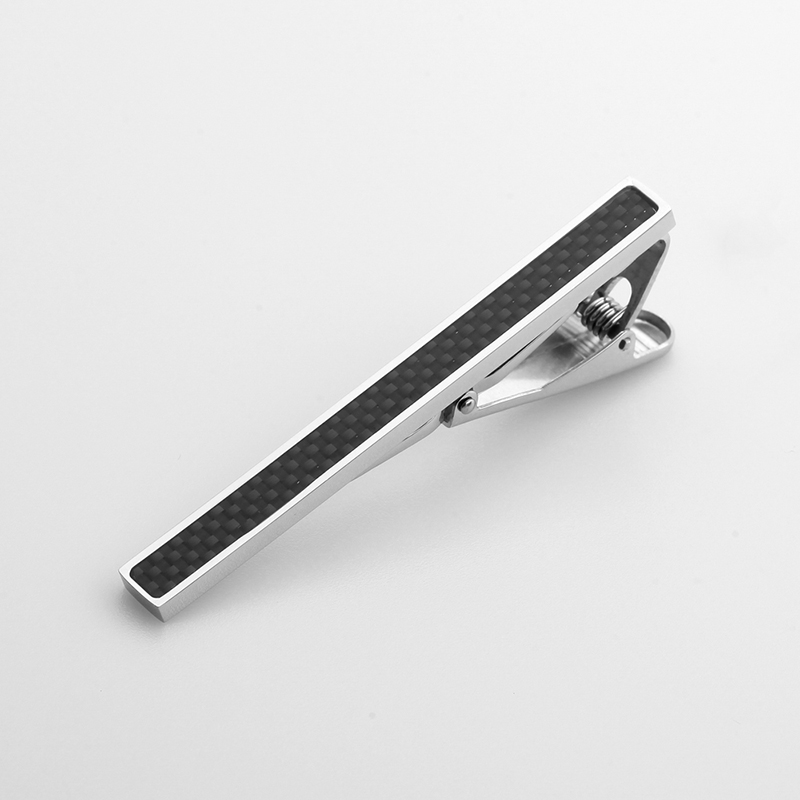 Pánské nerezové karbonové spony vyrobené z čínského šperku