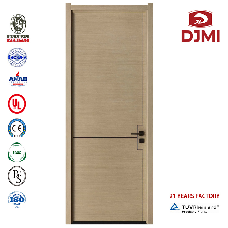 Panely z masivního dřeva Dřevěné zapuštěné dveře Vysoce kvalitní zarovnaný design Moderní dřevěné vzory Hdf Hpl Dveře z překližky Dveře z masivního dřeva Projekt Dřevěné protipožární dveře Individuální dřev...