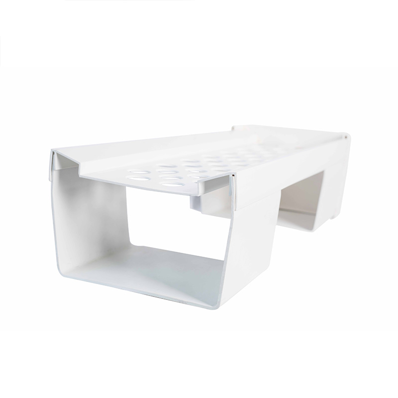 Upravené plastové profily extruze čtverečních trubek pro vodopády opona žlábek PVC plastové vodní opony hrané drážky