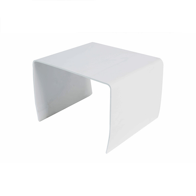 Upravené plastové profily extruze čtverečních trubek pro vodopády opona žlábek PVC plastové vodní opony hrané drážky