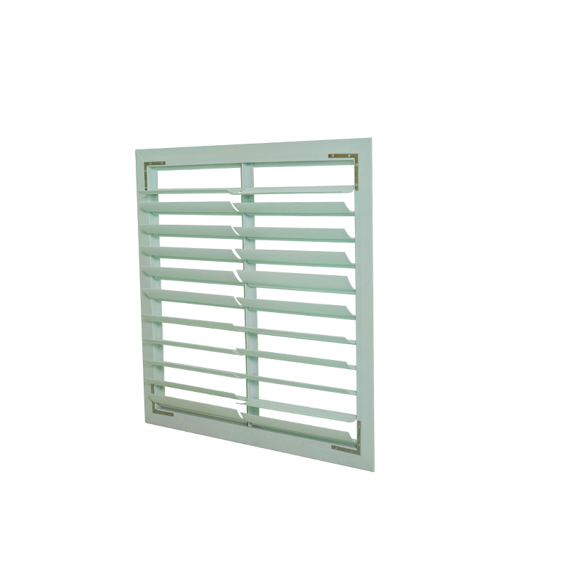 Energeticky účinné PVC žaluzie plastové rolety Větrací PVC žaluzie pro odtahový ventilátor